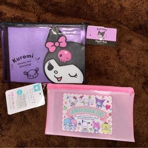 Two Sanrio pouches